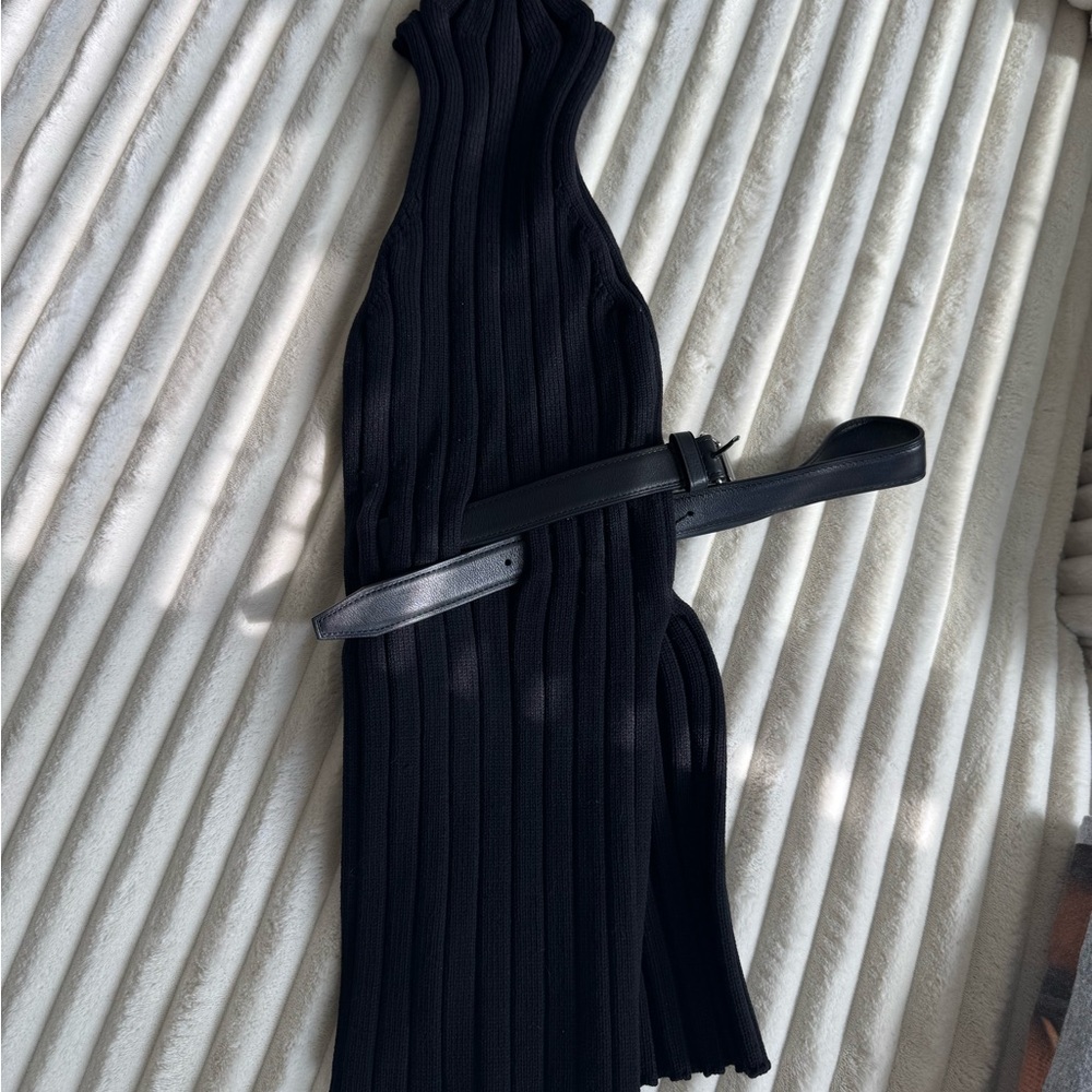 Alexander Wang Black Ribbed Knit Top